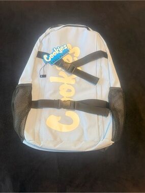 Cookies Light blue and black Backpack with Front Straps